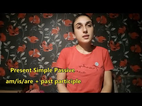 [ინგლისური ენა] Passive 1 – ვნებითი გვარი | is done / was done